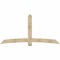 Ekena Millwork Bellingham Rough Sawn Timber Gable Bracket, Douglas Fir, 96"W x 48"H x 6"D x 6"F, 12/12 Pitch GBW096X48X0606BEL00RDF - alternate 1